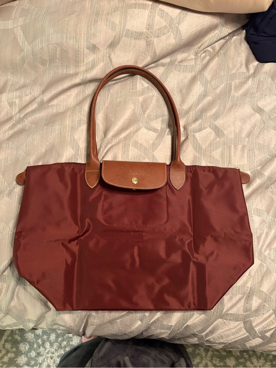Longchamp Handbags - Burgundy Longchamp Large Le Pliage Tote